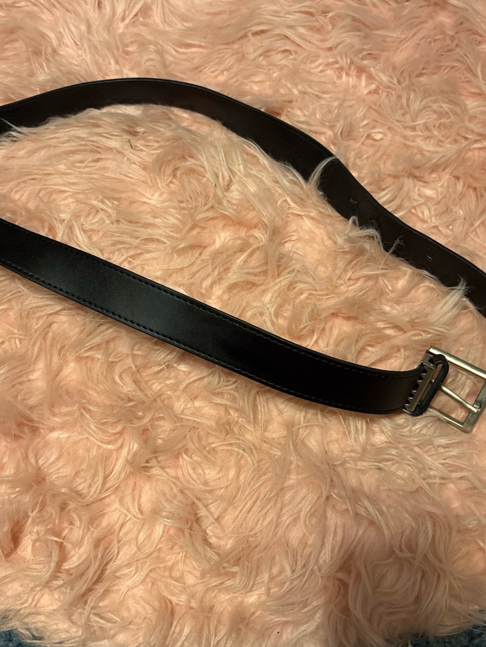 Classic Black Leather Men's Belt - Timeless Dress Belt